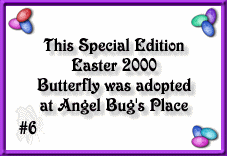 Limited Edition Easter Butterfly 2000 #6